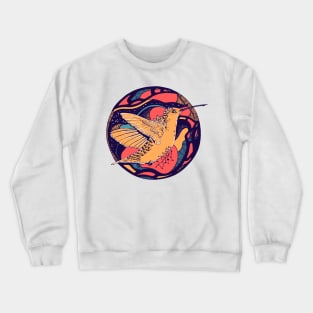 Retro Triad Circle of The Hummingbird Crewneck Sweatshirt